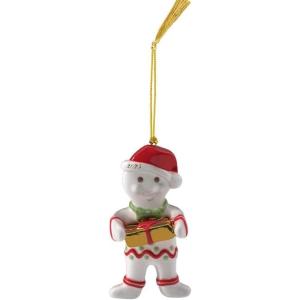 imageVilleroy ampamp Boch Christmas Classics Collection Christmas Gingerbread Man Shaped Ornament Premium Porcelain Collectors Edition Date 2025