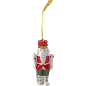 imageVilleroy ampamp Boch Christmas Classics Collection Christmas Nutcracker Shaped Ornament Premium Porcelain Collectors Edition Date 2025