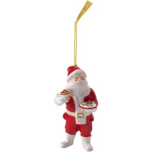 imageVilleroy ampamp Boch Christmas Classics Collection Christmas Santa Ornament Premium Porcelain Collectors Edition Date 2025