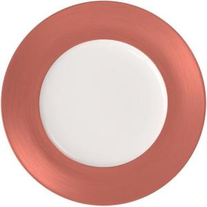 imageVilleroy ampamp Boch Manufacture Glow Dinner Plate 1157 in Premium Porcelain CopperWhiteCopperWhite
