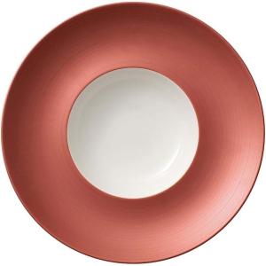 imageVilleroy ampamp Boch Manufacture Glow GourmetBuffet Plate Coupe all over 125 in Premium Porcelain CopperDeep Plate