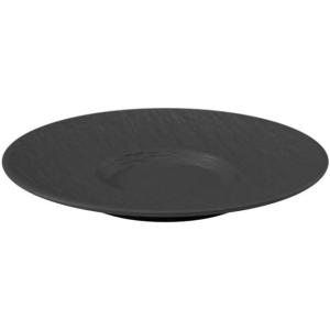 imageVilleroy ampamp Boch Manufacture Rock Coffee Saucer Rustic Premium Porcelain Fresh Black Dishwasher Safe