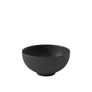 imageVilleroy ampamp Boch Manufacture Rock Medium SoupRice Bowl 10 oz Premium Porcelain Made in Germany 5x5x25 in Matte Black