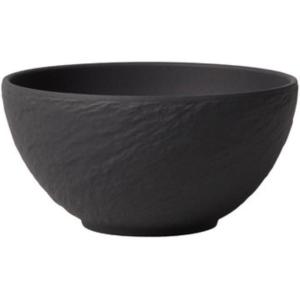 imageVilleroy ampamp Boch Manufacture Rock Modern Bowl for Finger Food and Dips Premium Porcelain Dishwasher Safe Black