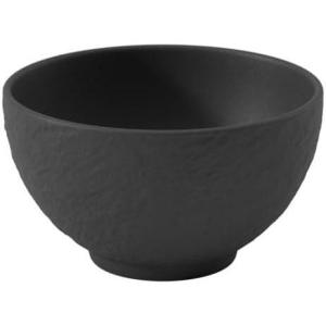 imageVilleroy ampamp Boch Manufacture Rock Small Rice Bowl Premium Porcelain Made in Germany 675 oz Matte Black