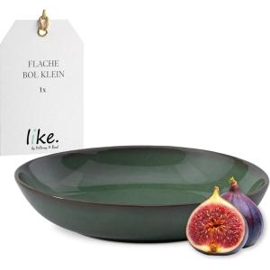 imagelike by Villeroy ampamp Boch Lave Vert Bowl Dishwasher ampamp Microwave Safe Bowl for Pasta Side Dishes Snacks ampamp Salads in a Handmade Look Reactive Glaze Earthenware 85 x 825 x 175 inch  Green