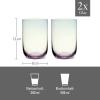 imagelike by Villeroy ampamp Boch Like Pearl WaterJuice Tumbler Set of 2 Crystal Glass with Pearl Coloring Effect 675 ozPearl