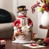 imageVilleroy ampamp Boch Christmas Toys Memory Snowman 95x9x14 in Hard Porcelain MultiColor Hand PaintedColorful