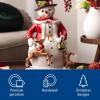 imageVilleroy ampamp Boch Christmas Toys Memory Snowman 95x9x14 in Hard Porcelain MultiColor Hand PaintedColorful