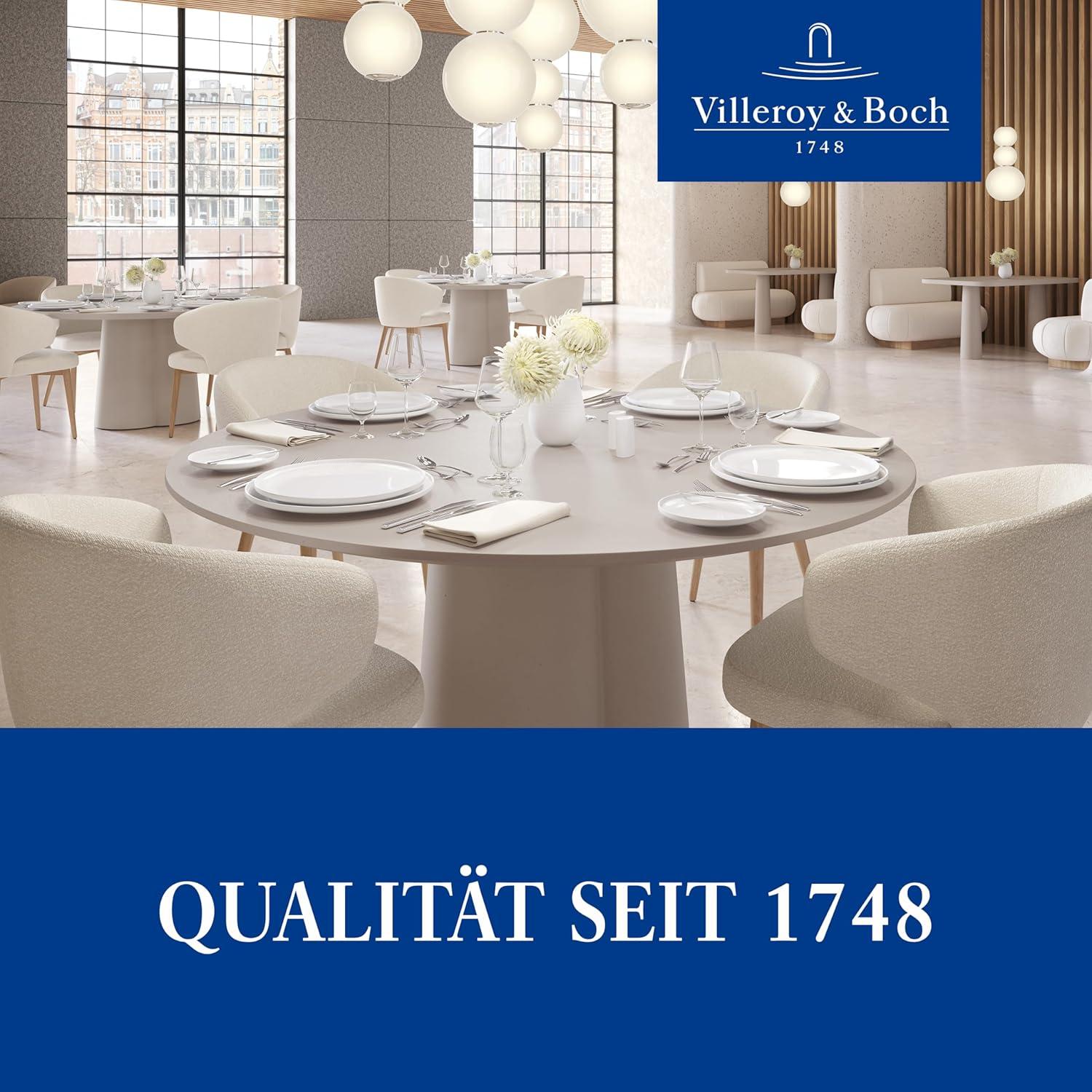 imageVilleroy ampamp Boch  Afina Dinner Plate Made of Premium Porcelain Plate for Main Courses Made in Germany Dishwasher and Microwave Safe 105 in diameter Stackable Rich Creamy WhiteContemporary