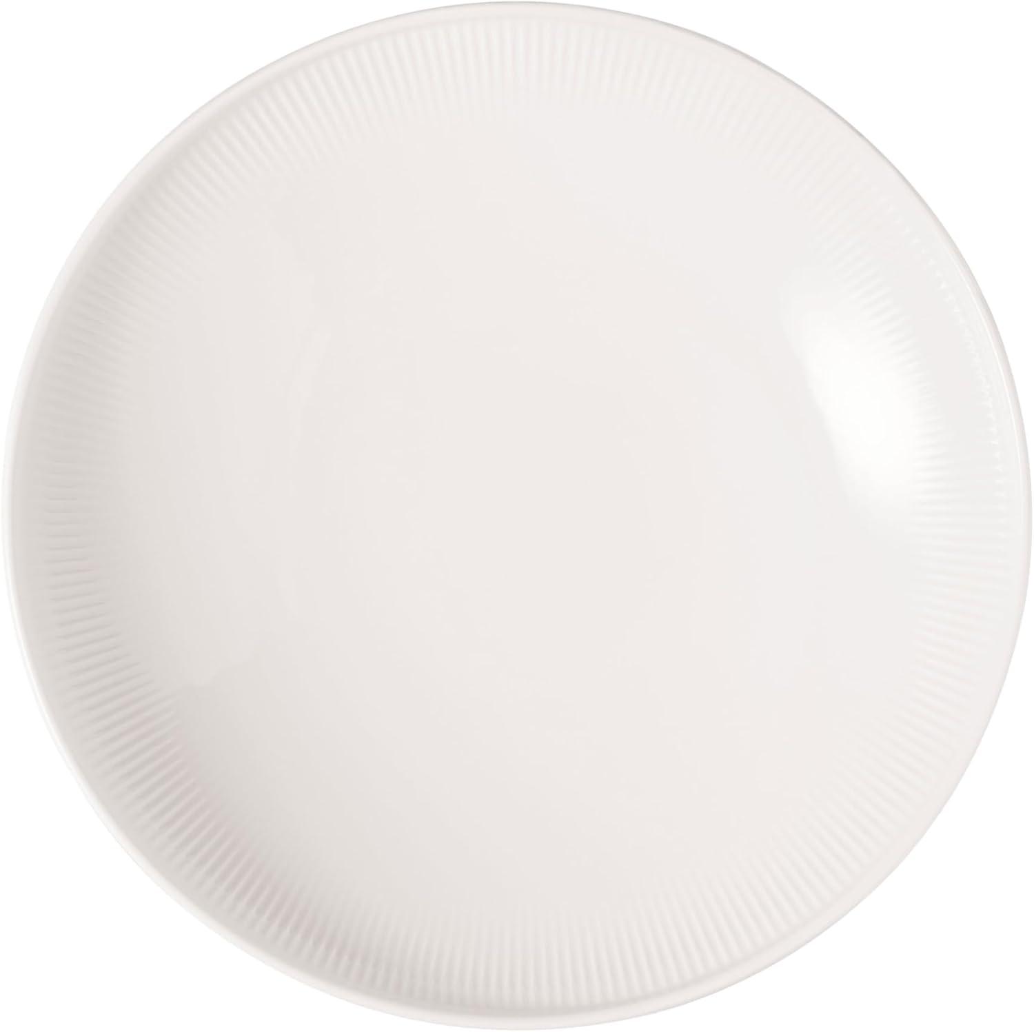 imageVilleroy ampamp Boch Afina Medium Sized Bowl for Salads and Pasta Premium Porcelain Made in Germany Dishwasher and Microwave Safe 975 x 225 in Stackable White