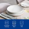 imageVilleroy ampamp Boch Afina Medium Sized Bowl for Salads and Pasta Premium Porcelain Made in Germany Dishwasher and Microwave Safe 975 x 225 in Stackable White