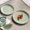 imagelike by Villeroy ampamp Boch Perlemor Alga BreadBreakfast Plate Premium Porcelain Made in Germany Perfect for Bread Snacks or Dessert Dishwasher and Microwave Safe 8 x 8 x 1 in Green