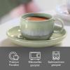 image:imagelike by Villeroy amp Boch Perlemor Alga espresso cup 60 ml greenScandinavian