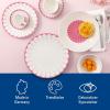 image:imageVilleroy amp Boch Fleur Vert Collection Dinner Plate Premium Porcelain Made in Germany Dishwasher and Microwave Safe 105 in Diameter Large Plate Perfect for Main Courses GreenPink