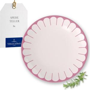 image:imageVilleroy amp Boch Fleur Vert Collection Dinner Plate Premium Porcelain Made in Germany Dishwasher and Microwave Safe 105 in Diameter Large Plate Perfect for Main Courses GreenPink