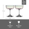 image:imagelike by Villeroy amp Boch Like Pearl ChampagneDessert Coupe Set of 2 Crystal Glass with Pearl Coloring Effect 4 oz