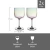 image:imagelike by Villeroy amp Boch Like Pearl WineWater Glass Set of 2 Crystal Glass with Pearl Coloring Effect 675 oz