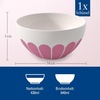 image:imageVilleroy amp Boch Fleur Cassis Collection Cereal Bowl Premium Porcelain Made in Germany Perfect for Cereal or Rice Dishes Dishwasher amp Microwave Safe 145 oz Capacity 55 x 275 in Pink