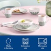 image:imageVilleroy amp Boch Fleur Vert Collection Cereal Bowl Premium Porcelain Made in Germany Perfect for Cereal Oatmeal or Rice Dishes Dishwasher and Microwave Safe 145 oz Capacity 55 x 275 in Green