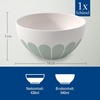 image:imageVilleroy amp Boch Fleur Vert Collection Cereal Bowl Premium Porcelain Made in Germany Perfect for Cereal Oatmeal or Rice Dishes Dishwasher and Microwave Safe 145 oz Capacity 55 x 275 in Green