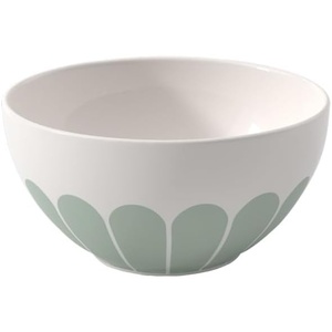 image:imageVilleroy amp Boch Fleur Vert Collection Cereal Bowl Premium Porcelain Made in Germany Perfect for Cereal Oatmeal or Rice Dishes Dishwasher and Microwave Safe 145 oz Capacity 55 x 275 in Green