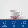 image:imageVilleroy amp Boch Fleur Cassis Collection Coffee Cup Premium Porcelain Made in Germany Dishwasher and Microwave Safe Cup for Coffee or Tea Flower Pattern 55 oz Capacity 45x35x25 in Pink