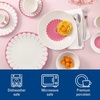 image:imageVilleroy amp Boch Fleur Cassis Collection Coffee Cup Saucer Premium Porcelain Made in Germany Dishwasher and Microwave Safe SaucerSmall Serving Plate 575 in Diameter Flower Pattern Pink