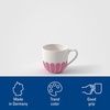 image:imageVilleroy amp Boch Fleur Cassis Collection Espresso Cup Premium Porcelain Made in Germany Dishwasher and Microwave Safe Flower Pattern 25 oz Capacity Pink