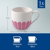 image:imageVilleroy amp Boch Fleur Cassis Collection Espresso Cup Premium Porcelain Made in Germany Dishwasher and Microwave Safe Flower Pattern 25 oz Capacity Pink