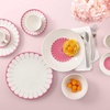 image:imageVilleroy amp Boch Fleur Cassis Collection Espresso Cup Premium Porcelain Made in Germany Dishwasher and Microwave Safe Flower Pattern 25 oz Capacity Pink