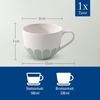 image:imageVilleroy amp Boch Fleur Vert Collection Coffee Cup Premium Porcelain Made in Germany Dishwasher and Microwave Safe Cup for Coffee or Tea Flower Pattern 55 oz Capacity 45x35x25 in GreenGreen