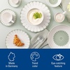 image:imageVilleroy amp Boch Fleur Vert Collection Espresso Cup Saucer Premium Porcelain Made in Germany Dishwasher and Microwave Safe Petite SaucerSmall Serving Plate 45 in Diameter Flower Pattern GreenGreen