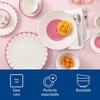 image:imageVilleroy amp Boch Fleur Vert Collection Espresso Cup Saucer Premium Porcelain Made in Germany Dishwasher and Microwave Safe Petite SaucerSmall Serving Plate 45 in Diameter Flower Pattern GreenPink