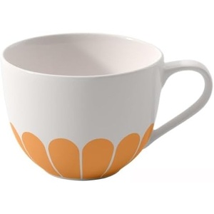 image:imageVilleroy amp Boch Fleur Soleil Collection Coffee Cup Premium Porcelain Made in Germany Dishwasher and Microwave Safe Cup for Coffee or Tea Flower Pattern 55 oz Capacity 45x35x25 in YellowYellowOrange