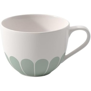 image:imageVilleroy amp Boch Fleur Vert Collection Coffee Cup Premium Porcelain Made in Germany Dishwasher and Microwave Safe Cup for Coffee or Tea Flower Pattern 55 oz Capacity 45x35x25 in GreenGreen