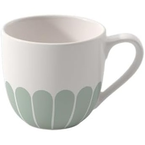 image:imageVilleroy amp Boch Fleur Vert Collection Espresso Cup Premium Porcelain Made in Germany Dishwasher and Microwave Safe Flower Pattern 25 oz Capacity Green