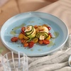image:imageLike by Villeroy amp Boch  Perlemor Aqua Plate Dimensions Approx 27  27  3 cm Blue DishwasherSafe amp MicrowaveSafe PotteryLook Effect Glaze Premium Porcelain Dinner Plate
