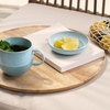 image:imageLike by Villeroy amp Boch  Perlemor Aqua dip Bowl Dimensions Approx 12  12  3 cm Blue DishwasherSafe amp MicrowaveSafe PotteryLook Effect Glaze Premium Porcelain Individual Bowl