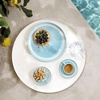 image:imagelike by Villeroy amp Boch Perlemor Aqua Collection Salad Plate Dishwasher amp Microwave Safe PotteryLook Effect Glaze Premium Porcelain Plate 925 x 1 in Blue