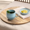 image:imagelike by Villeroy amp Boch Perlemor Aqua Mug with Handle Dimensions Approx 125 x 95 x 85 cm Blue Dishwasher Safe amp Microwave Safe Pottery Effect Glaze Premium Porcelain Handle Mug