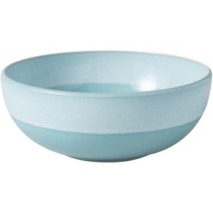 image:imageLike by Villeroy amp Boch  Perlemor Aqua Bowl Dimensions Approx 17  17  65 cm Blue DishwasherSafe amp MicrowaveSafe PotteryLook Effect Glaze Premium Porcelain Bowl