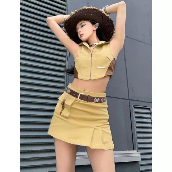 TOPACC Girls Western Belts for Women Flower Embroidered Belt Bohemian Vintage Cowgirl Belt for Jeans Pants CasualBrown