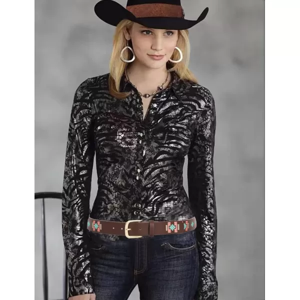 TOPACC Girls Western Belts for Women Flower Embroidered Belt Bohemian Vintage Cowgirl Belt for Jeans Pants CasualBrown