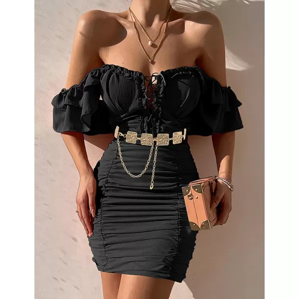 TOPACC Metal Link Chain Belt for Women Waist Chains Chunky Thick Chain Belt for Dresses JeansBelt Fashion25