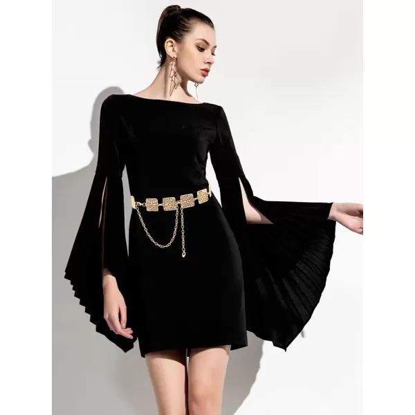 TOPACC Metal Link Chain Belt for Women Waist Chains Chunky Thick Chain Belt for Dresses JeansBelt Fashion25