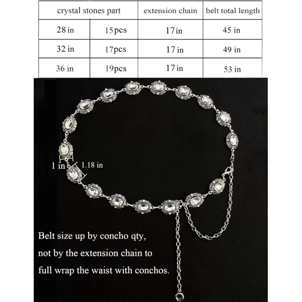 TOPACC Metal Link Chain Belt for Women Waist Chains Chunky Thick Chain Belt for Dresses JeansBelt Fashion41