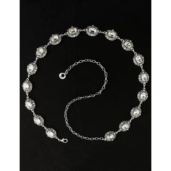 TOPACC Metal Link Chain Belt for Women Waist Chains Chunky Thick Chain Belt for Dresses JeansBelt Fashion41