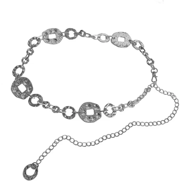 TOPACC Metal Link Chain Belt for Women Waist Chains Chunky Thick Chain Belt for Dresses JeansBelt Fashion6