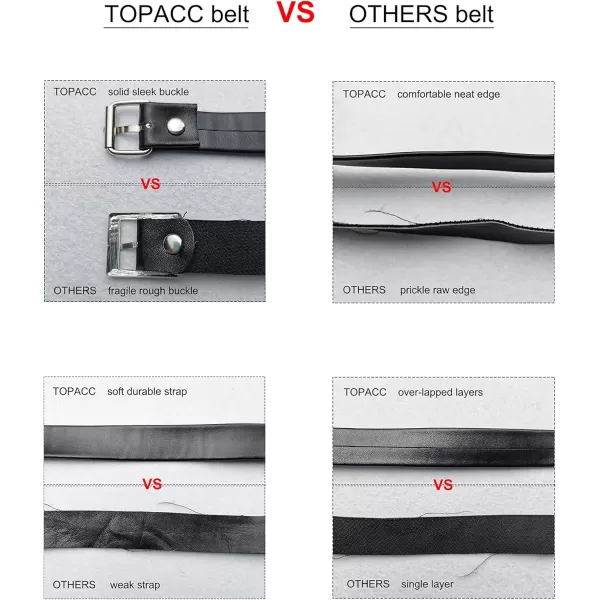TOPACC Punk Waist Chain Belt Goth Body Harness for Women Leather Garter Gothic Belts Emo Rave Outfit CosplayBlack14